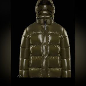 COPY - ARITZIA SUPERPUFF (olive glossy)